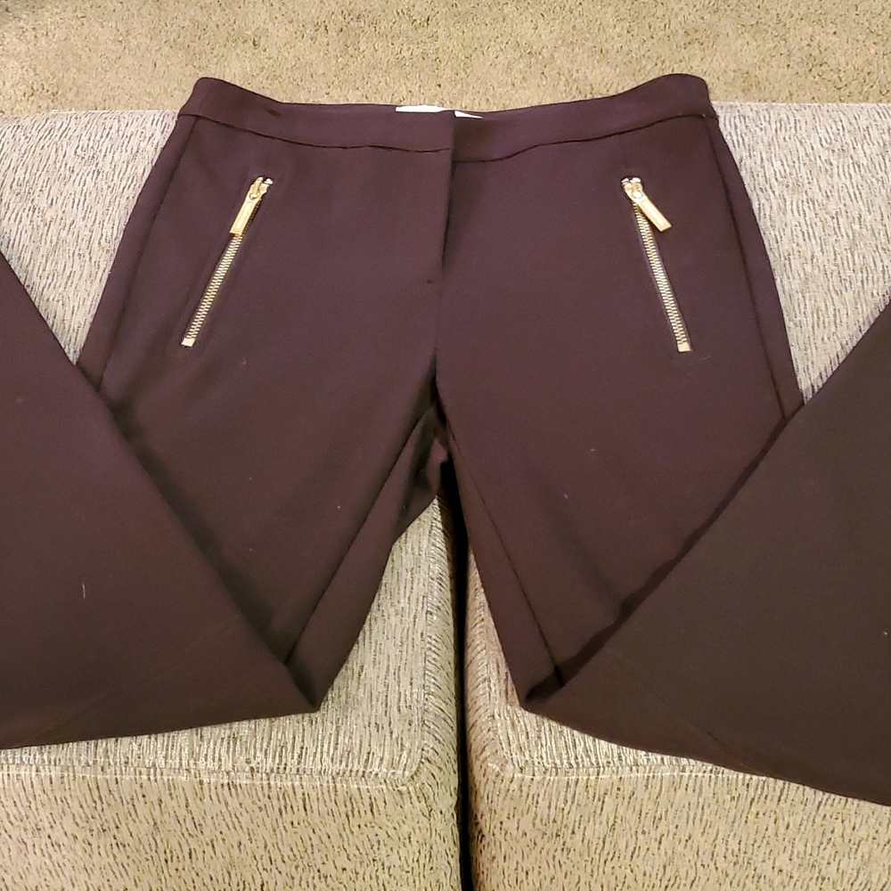 Michael Kors pants faux leather legs